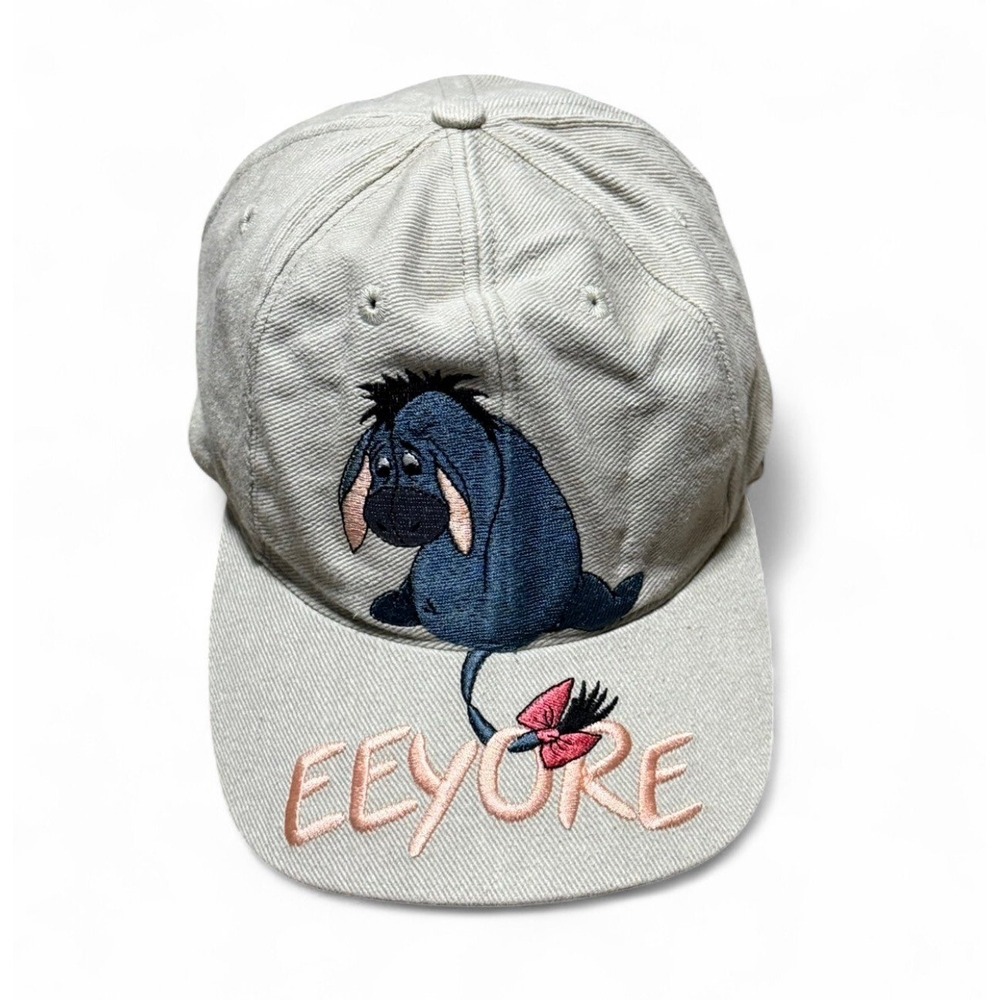 Vintage Disney Eeyore Adult Snapback Hat Cap Goofy Hats Co Embroidered Taiwan